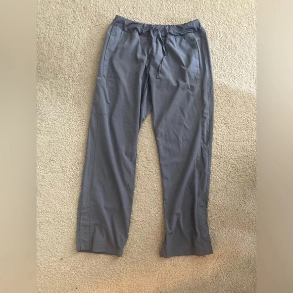 Barco One Sweat Wicking Scrub Pants Size Medium Petite Gray - Picture 1 of 3